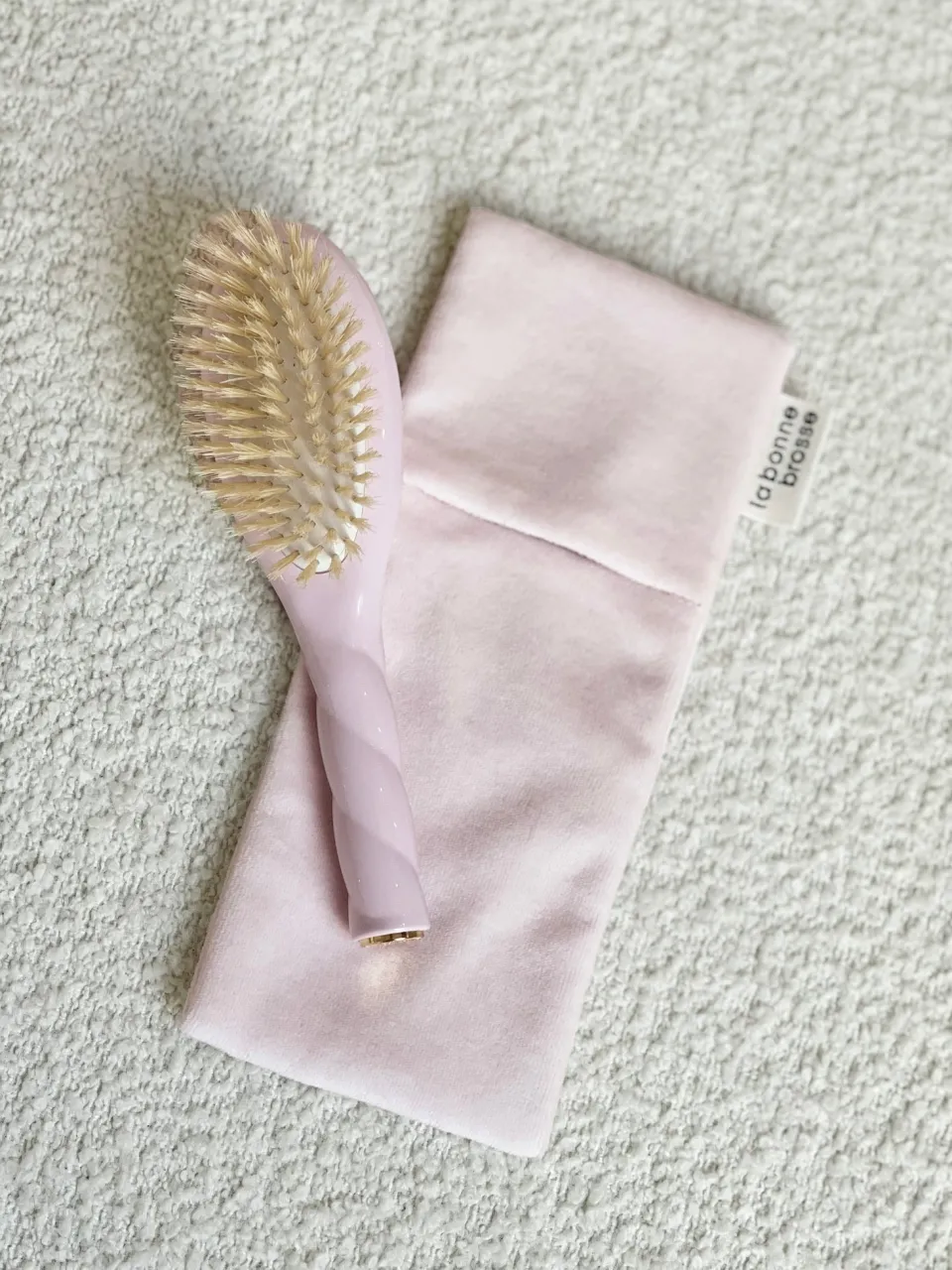 La Bonne Brosse La Pochette "Brosse Bébé" Rose Lilas