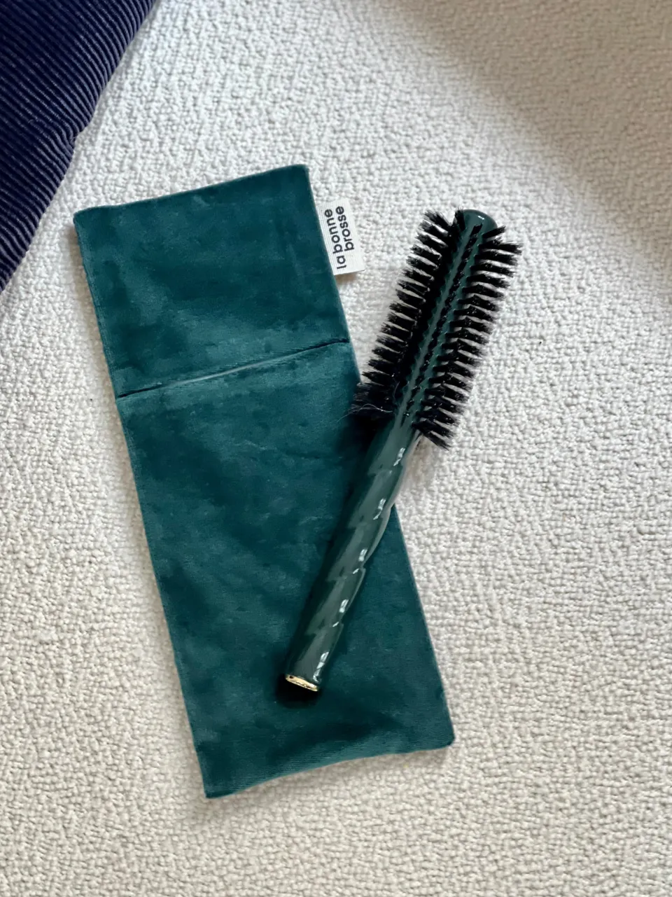 La Bonne Brosse La Pochette "Brosse Ronde N.05" Vert Émeraude