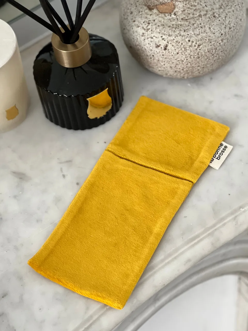 La Bonne Brosse La Pochette "Grande Brosse" Jaune Safran