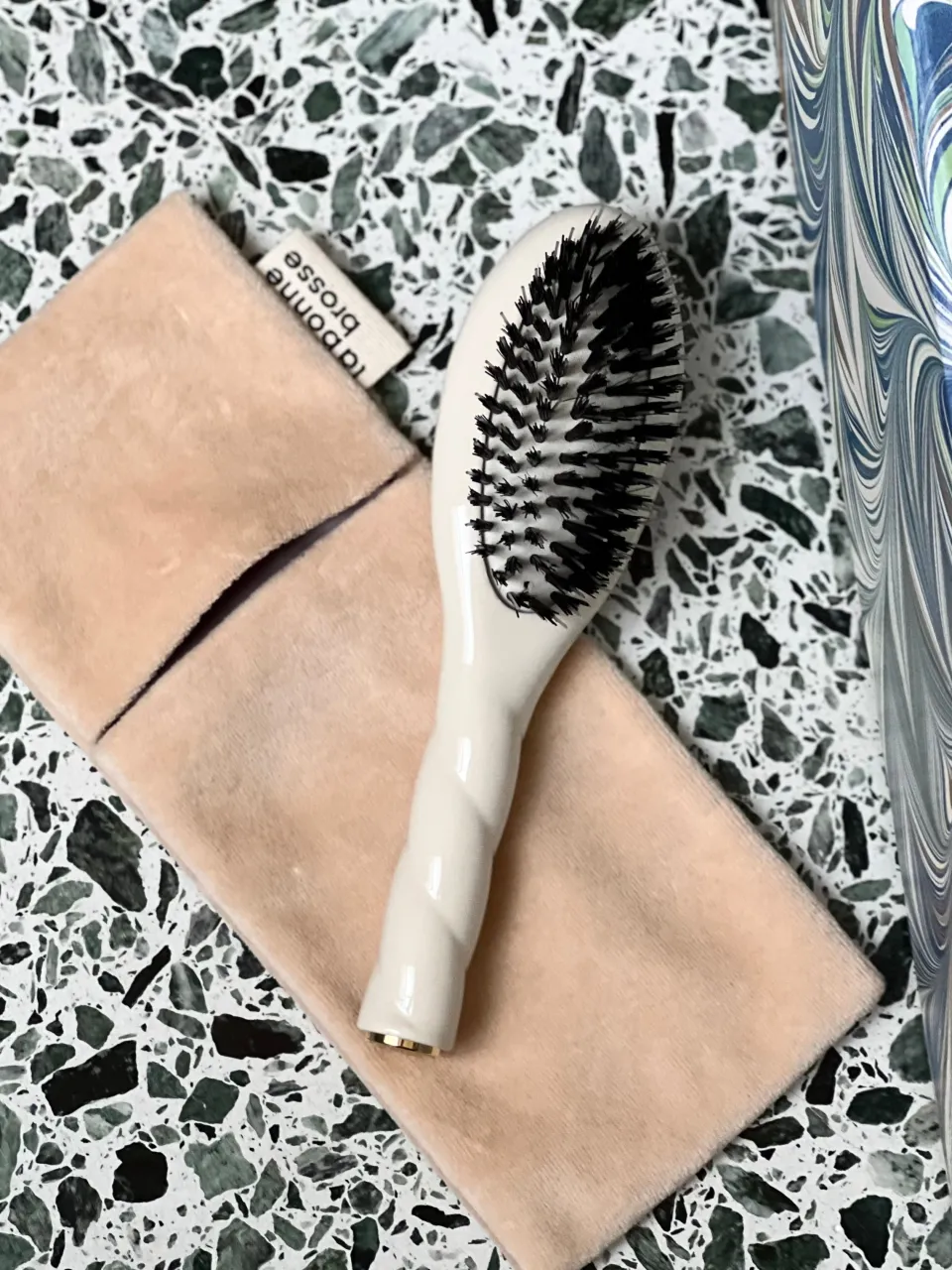 La Bonne Brosse La Pochette "Petite Brosse" Blanc Crème