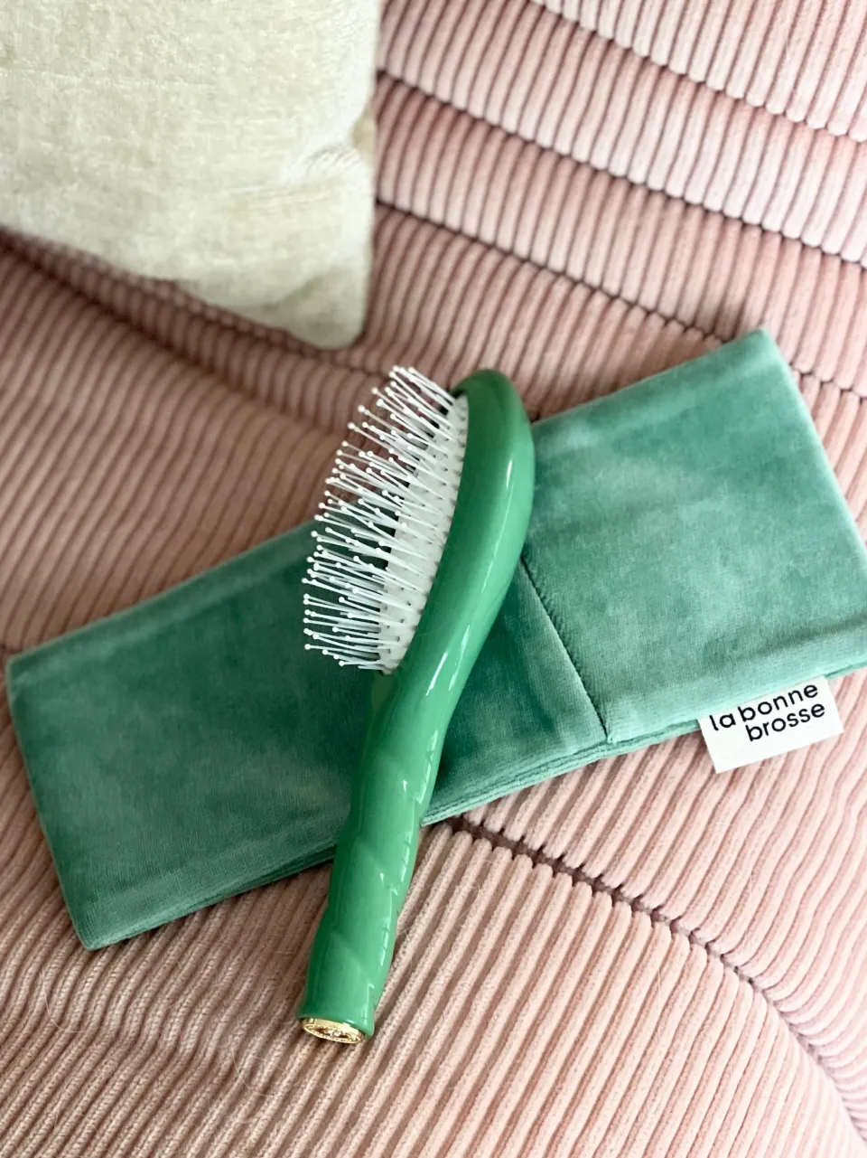 La Bonne Brosse La Pochette "Petite Brosse" Vert Amande