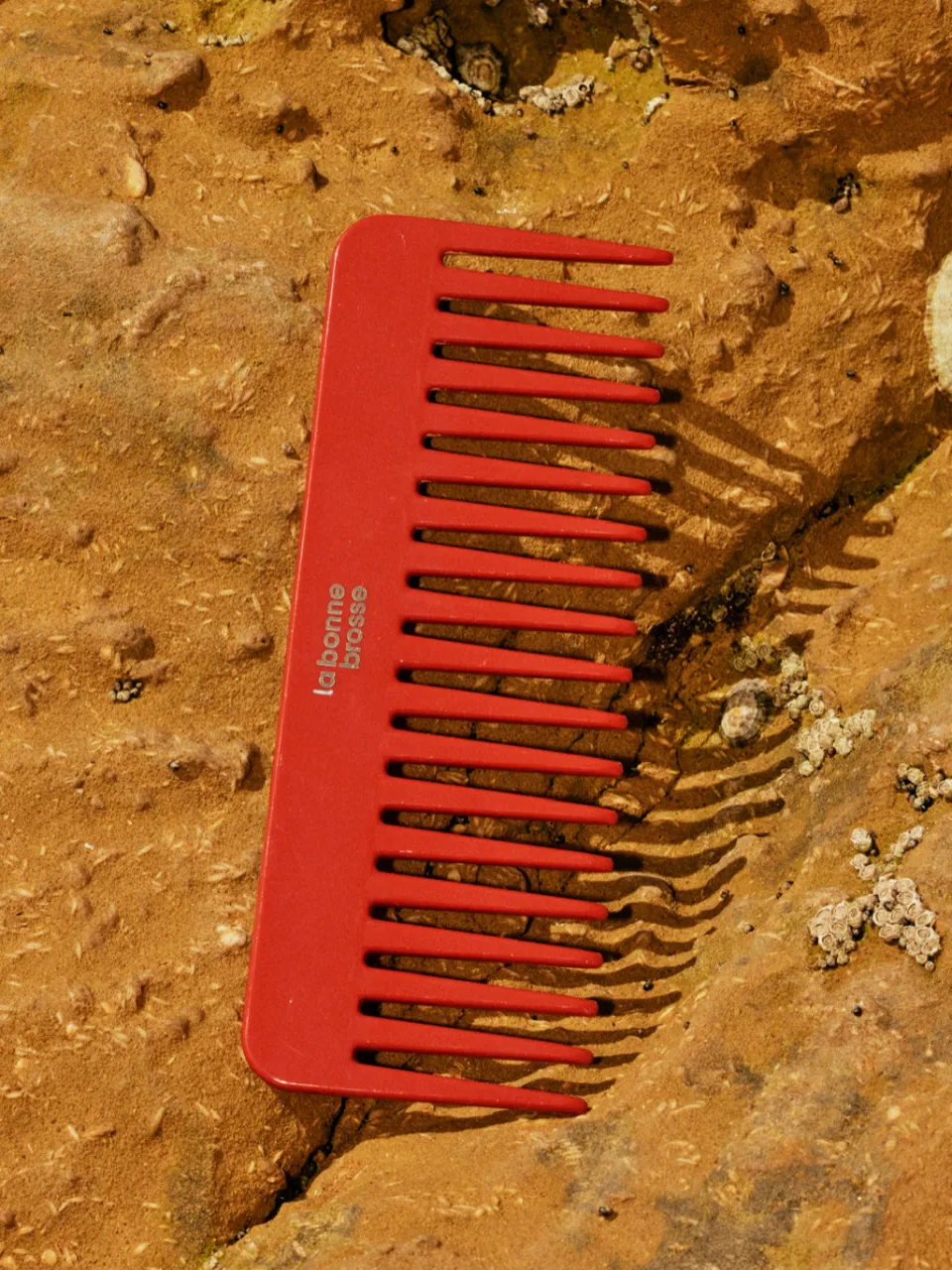 La Bonne Brosse Le Peigne Large Démêlant en Acétate Terre Battue