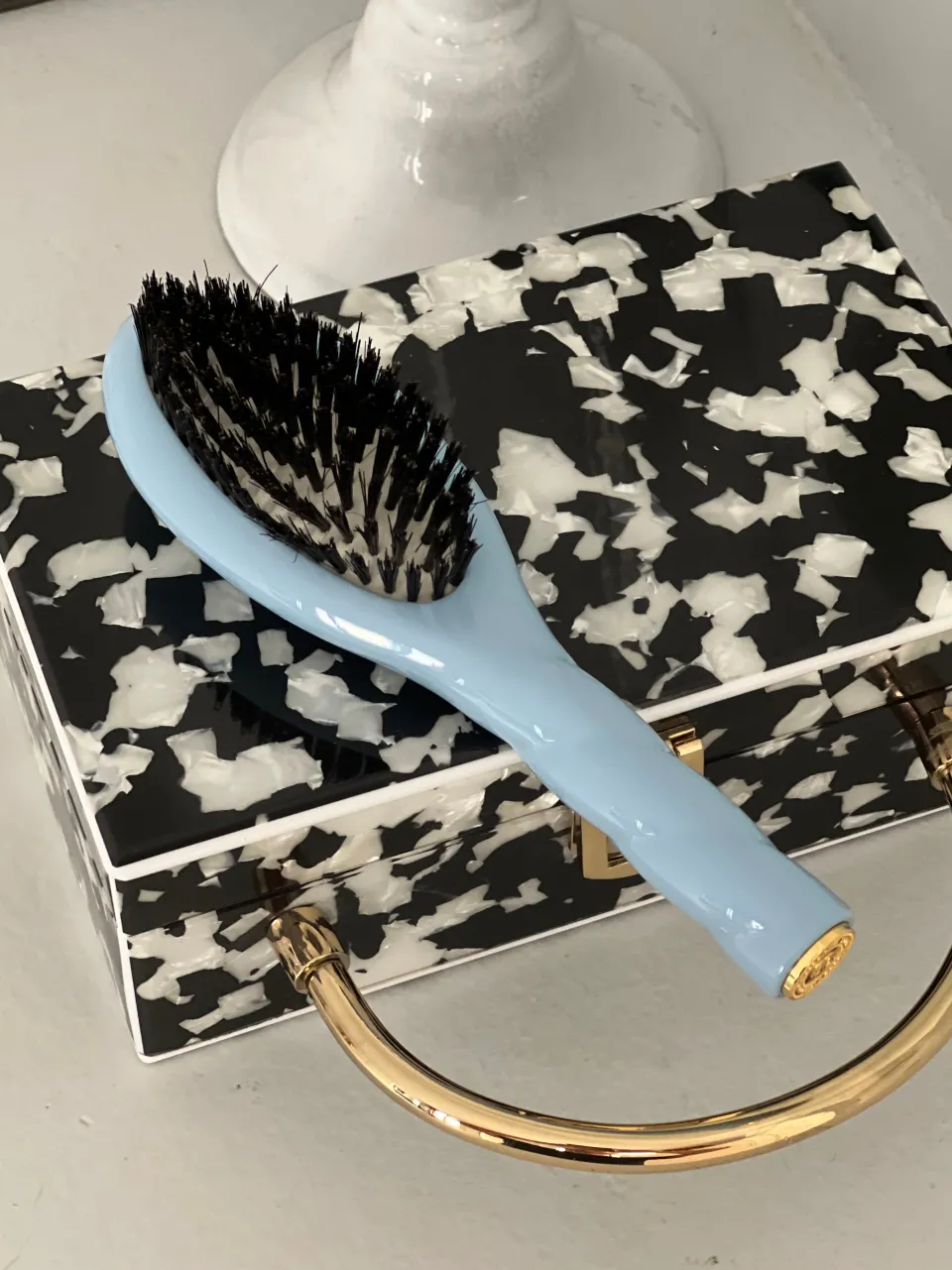 La Bonne Brosse N.01 La Petite Brosse Brillance & Soin L’UNIVERSELLE Bleu Ciel