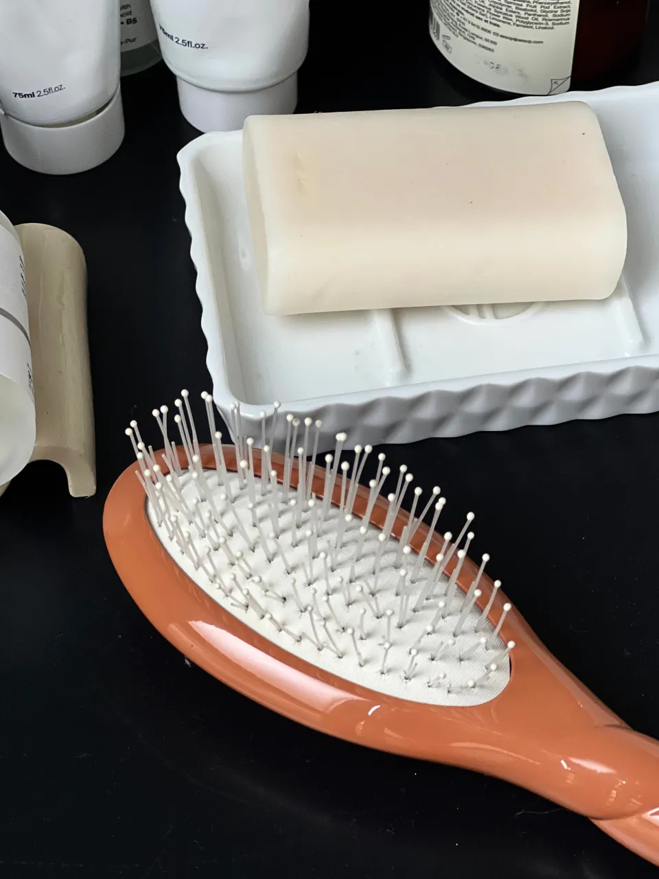 La Bonne Brosse N.04 La Petite Brosse Démêlante & Massante LA MIRACLE Terracotta